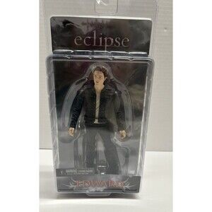 Twilight Eclipse Edward Cullen Figure New black jacket black jeans new gift